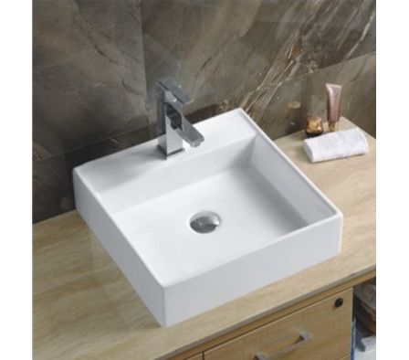 Bacha Dikasa 450x450x105 Cuadrada Blanca PA4132