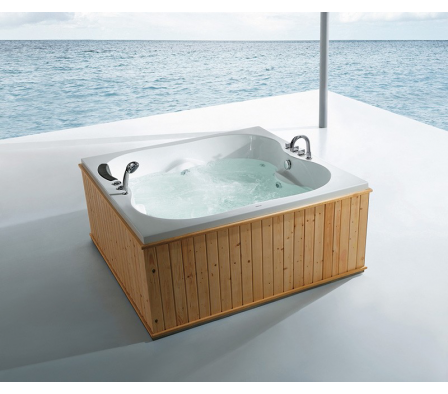 Bañera con Hidromasaje cuadrada FC-WD01 DIKASA 1,60x1,60 1-2 pers