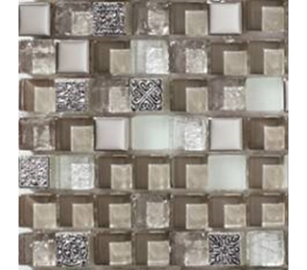 Mosaico de Vidrio Dikasa 15GCS08 30x30 cm (11pz x caja)