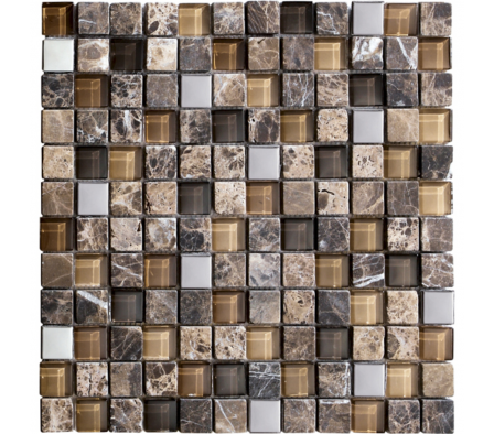Mosaico de Vidrio Dikasa GK2344SD 30x30 cm  (11pz x caja)