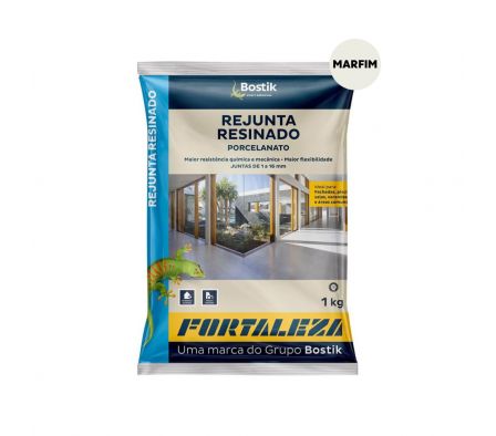 Rejunte Resinado Fortaleza Marfin 1KG