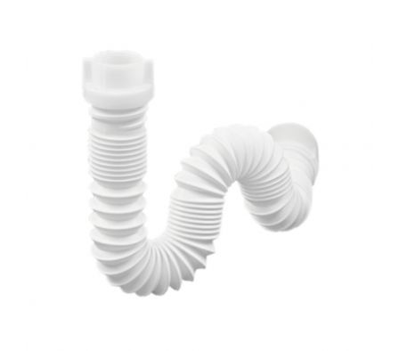 Sifon Astra Corrugado 1-1/2x40mm Blanco