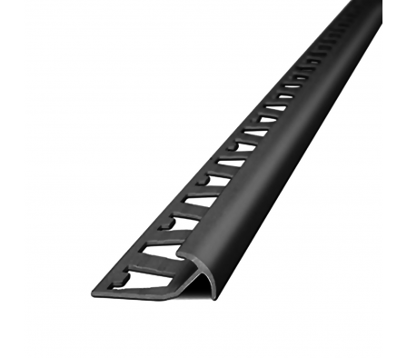 0228-PVC Atrim Guardacanto Plus Negro 9mm 2,44 ml