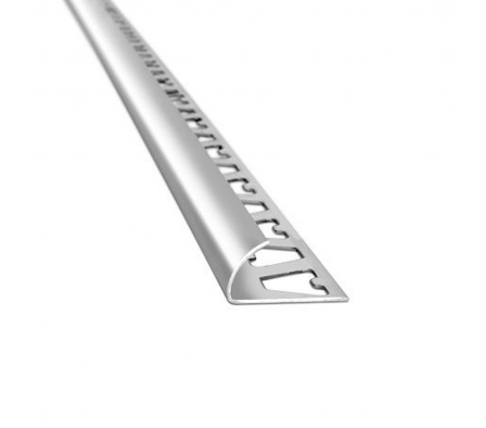 Guardacanto Atrim Arco Acero Inox Brillante 1580 10mm 2,5 metros