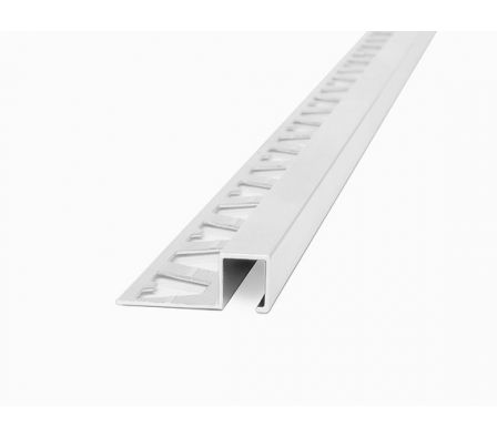 Guardacanto Atrim Quadra Cromo Matte 3423 10mm 2,5 metros