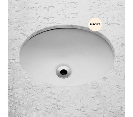 Bacha Celite Oval Embutido Biscuit 39x30 cm (Incepa)