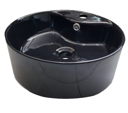 Bacha Dikasa Redonda Negra 40x40x16 G832