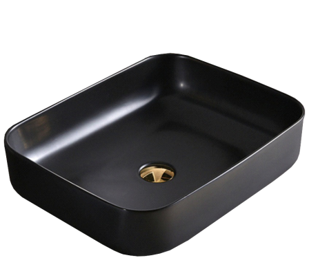 BACHA SOBRE PONER NEGRA RECT DIKASA 500X400X150 Y307