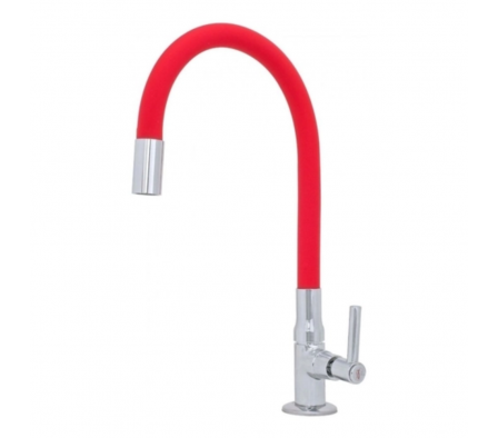 Griferia de Agua Fria Alkatami Gourmet Flex Rojo Balcon Ref: 3300