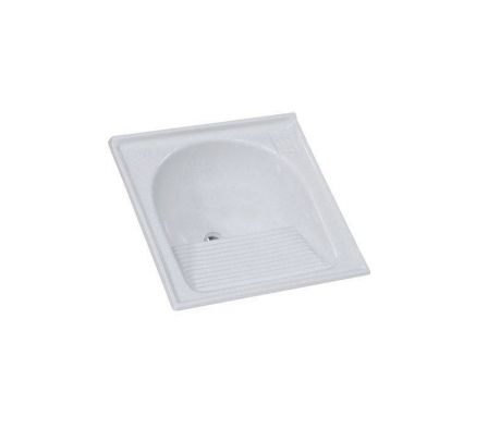 Pileta p/Lavar Ropa Rorato Simple 60x60 Blanco