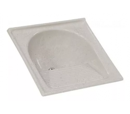 Pileta p/Lavar Ropa Rorato Simple 60x60 Gris
