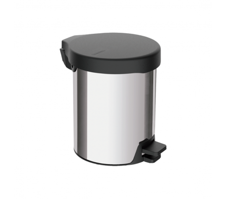 Basurero Tramontina Inox Standard con pedal de 5 Lts 94538/705