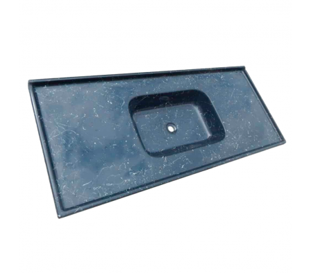 Pileta de Fibra Color Negro Central 1,20x50 cm 7965
