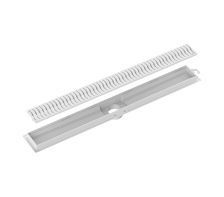 Ralo Lineal Invisible 50 cm - Rejilla Blanca 100018896