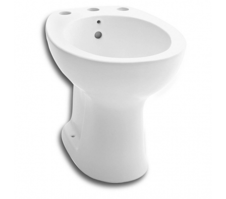 Bidet Celite Azalea 3 Agujero con Ducha Color Pergamon
