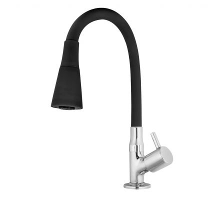 Griferia Gourmet de Mesa Doble chorro Kelly  Negro 5495 C-59 BK