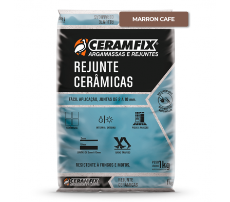 Rejunte Ceramico Ceramfix 1KG - Marron Cafe