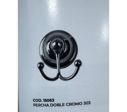Percha Doble Cromo Ramos 303 (15063)