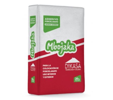 Argamasa DIKASA ACII Para Porcelanato Interno/Externo Mbojaka De 20 Kg