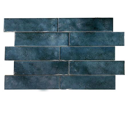 Revestimiento Ceramico Ceral 7,5x25 Aquarela Petroleo 1,01 M²